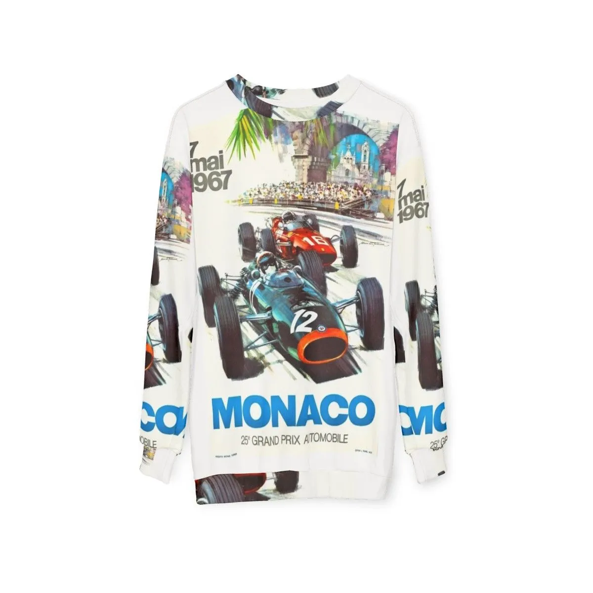 1967 Monaco Grand Prix Vintage Formula 1 Racing Sweatshirt