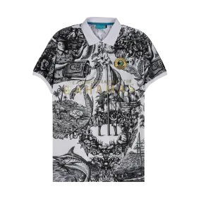 50TH INDEPENDENCE POLO-MONOCHROME