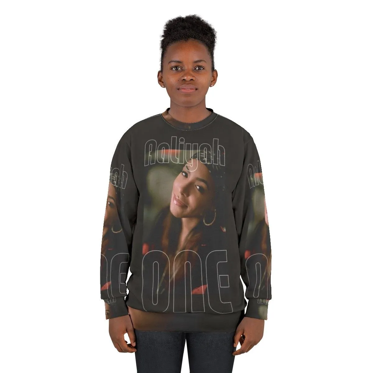 Aaliyah Name Personalized 90s Hip Hop Sweatshirt