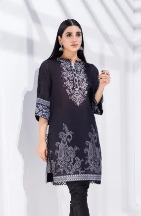 Al Zohaib Black & White Monochrome Kurti '21 – BWPK'21-07