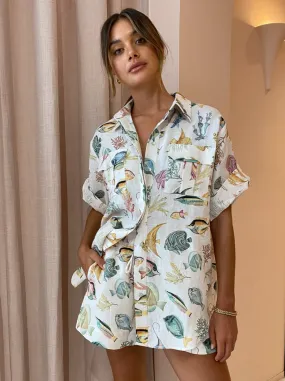 Alemais Wanda Shirt in Ivory