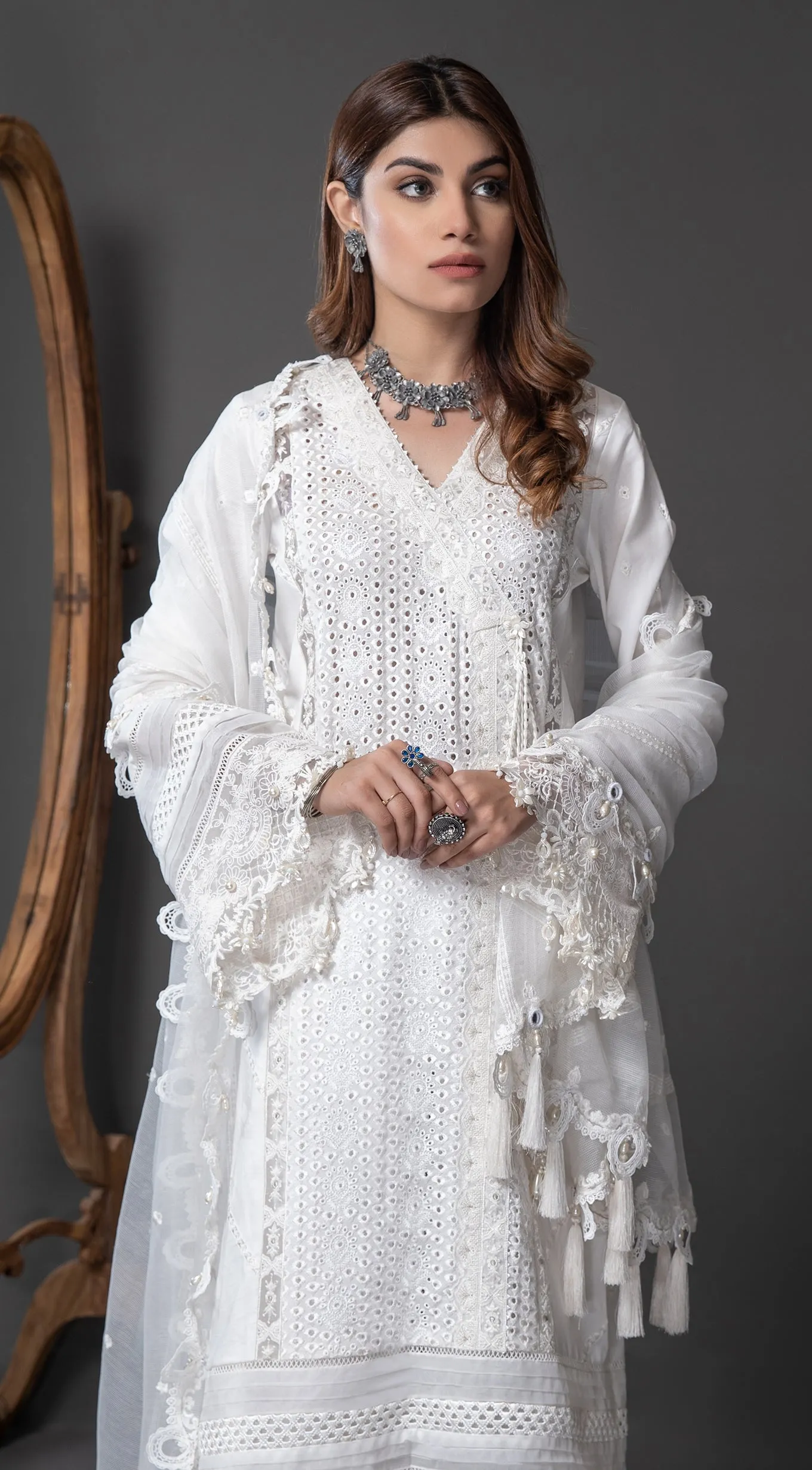 Anaya by Kiran Chaudhry Monochrome Mystique Lawn Collection 2022 – KAINAT