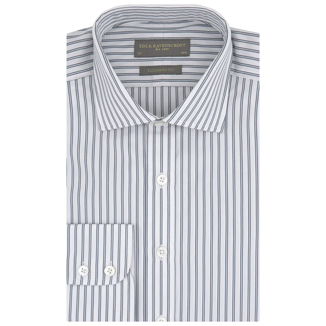 Ashton Tailored Fit Small Collar Rounded Cuff Shirt