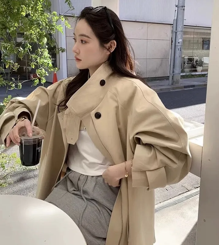 Babydoll Relaxed Trench Coat