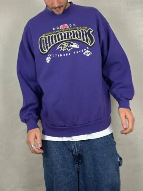Baltimore Ravens NFL Vintage Sweatshirt Size L