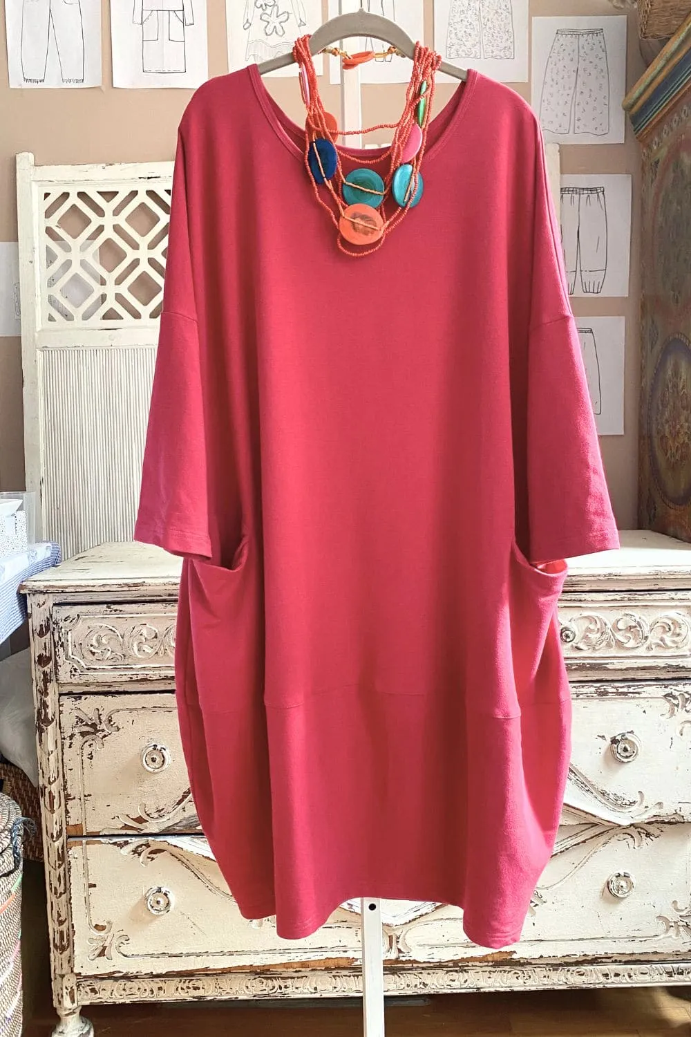 Bamboo Knit Bubble Dress