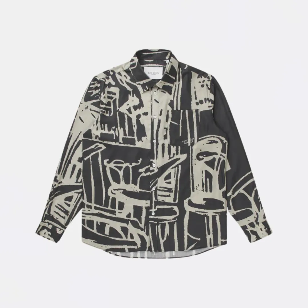 Berkeley Shirt (Black   Light Desert Sand)