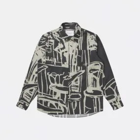 Berkeley Shirt (Black   Light Desert Sand)