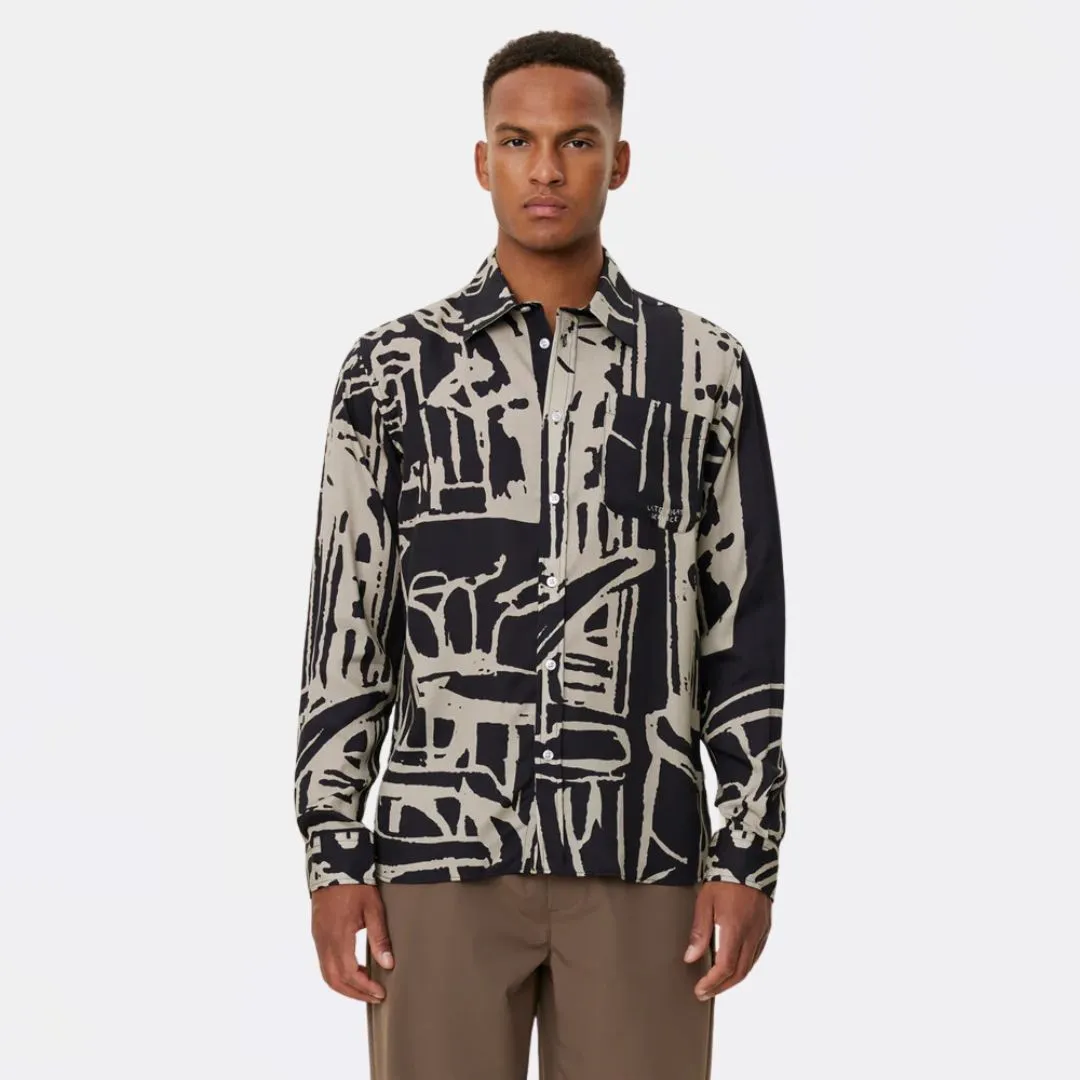 Berkeley Shirt (Black   Light Desert Sand)