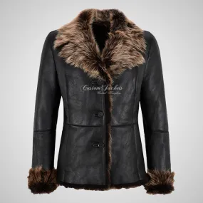 BILBAO Ladies Toscana Sheepskin Jacket Black