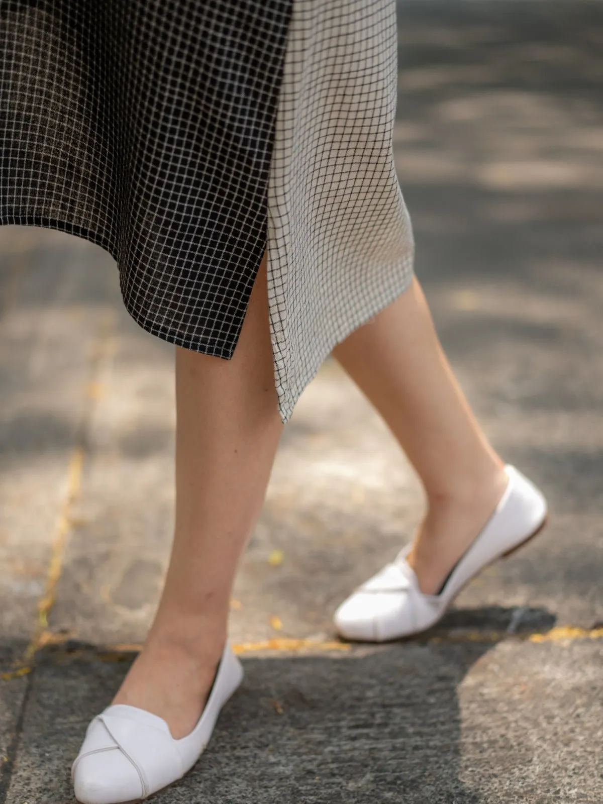 Black & White Kimono handloom Dress Dyed Naturally