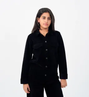 BLACK HYBRID SHACKET