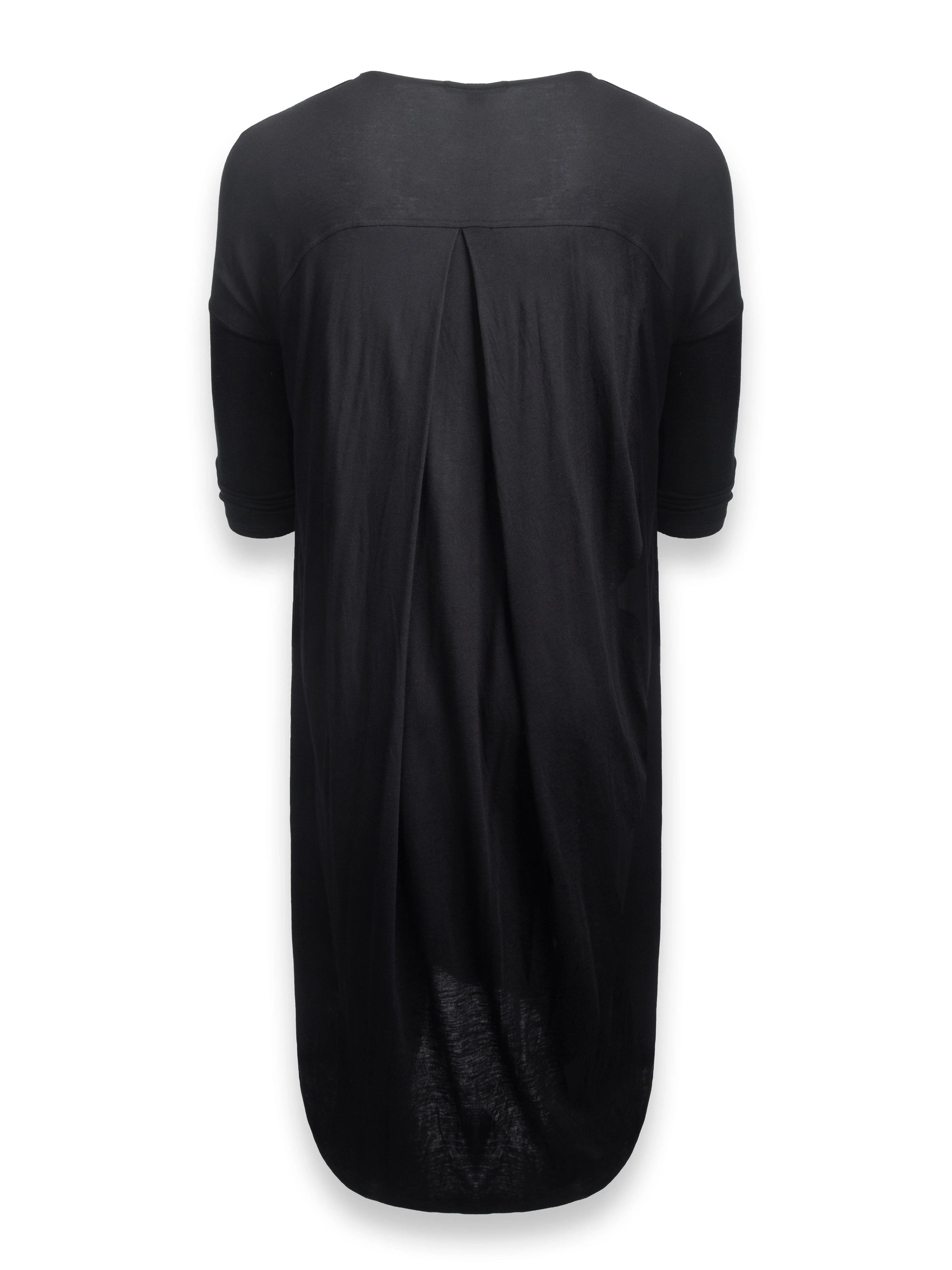 Black Oversized T-Shirt Dress