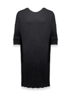 Black Oversized T-Shirt Dress