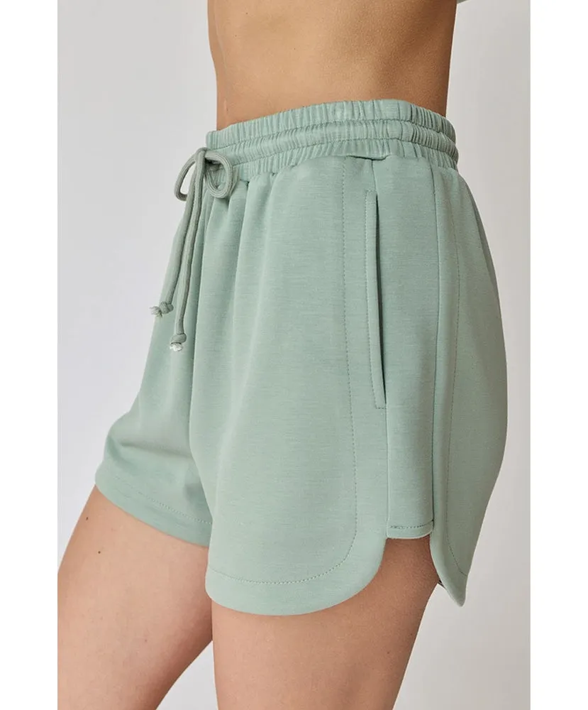 Blake Half Zip Cropped Sweatshirt and Shorts Set