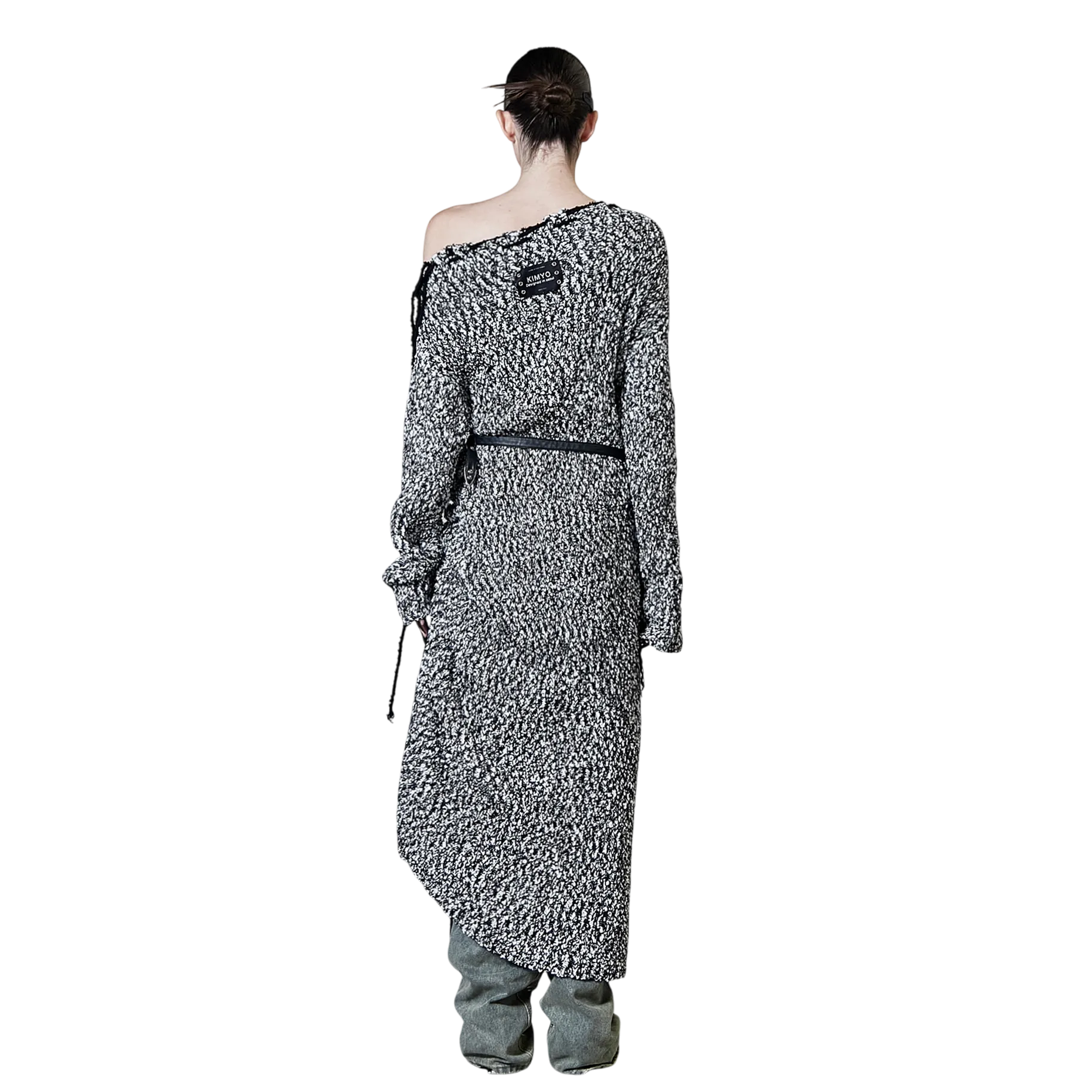 Bokashi Knitting Shirring Maxi Dress