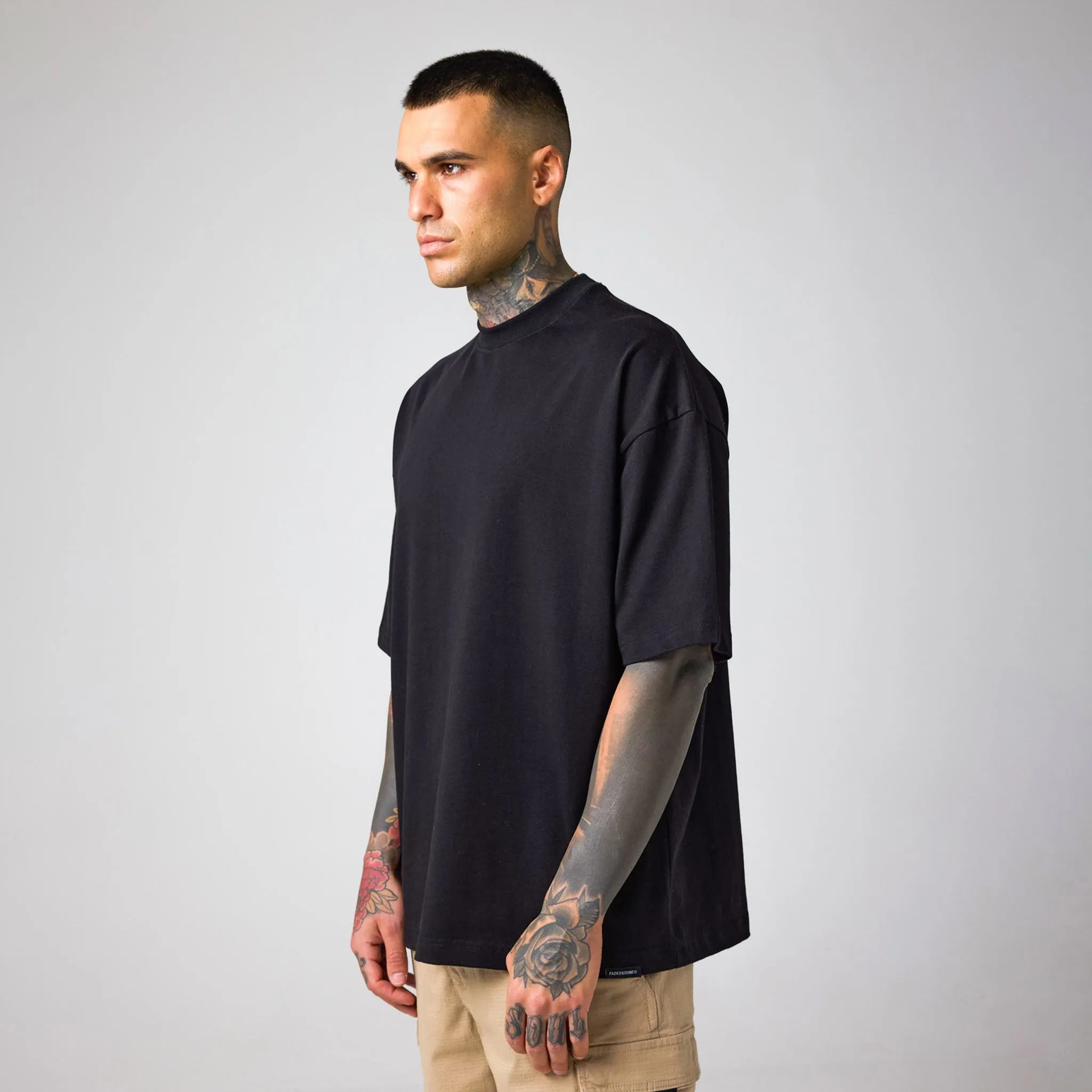 Box Fit T-Shirt | Vintage Black Wash