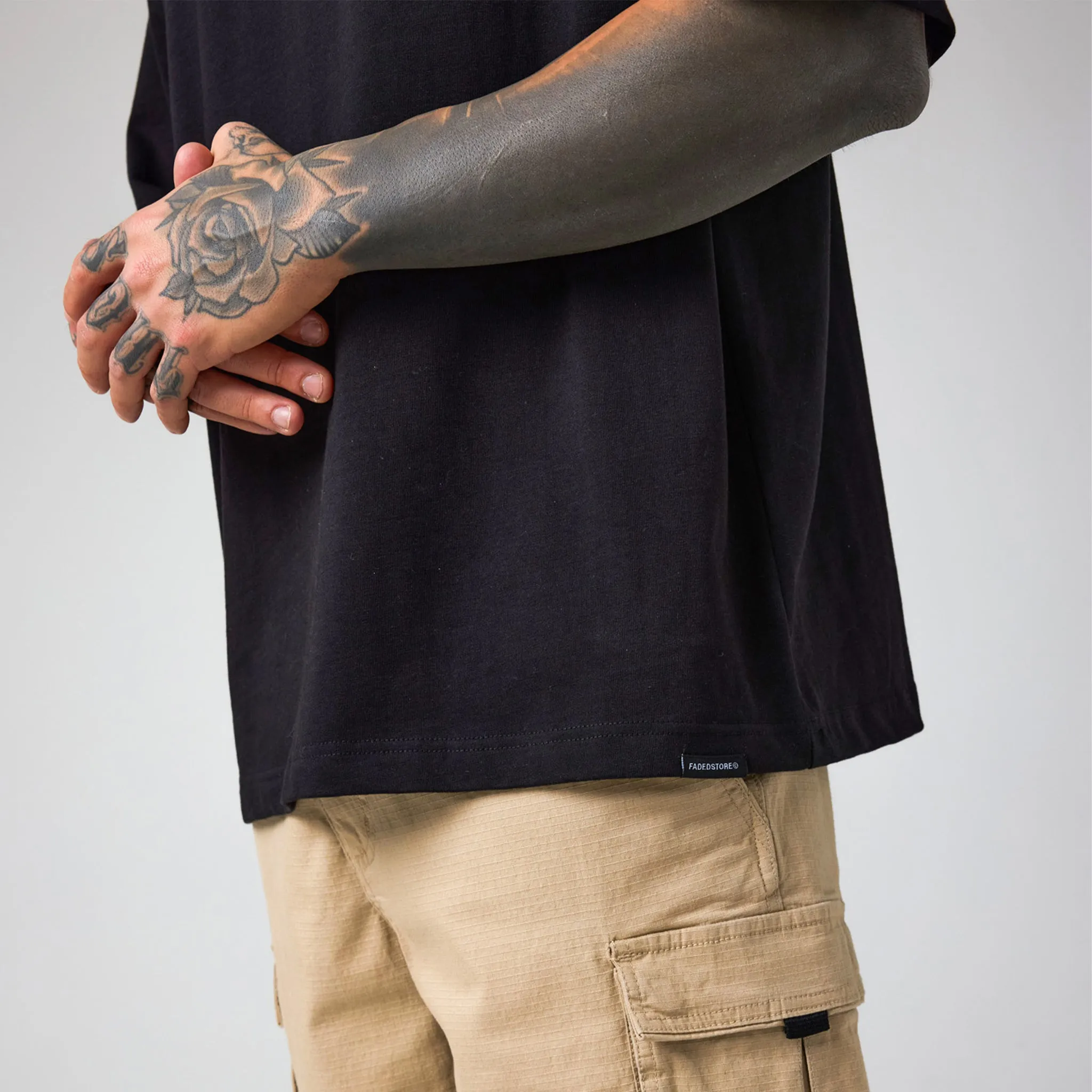 Box Fit T-Shirt | Vintage Black Wash