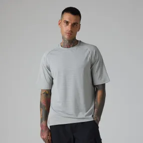 Box Fit Tech T-Shirt | Fog Grey