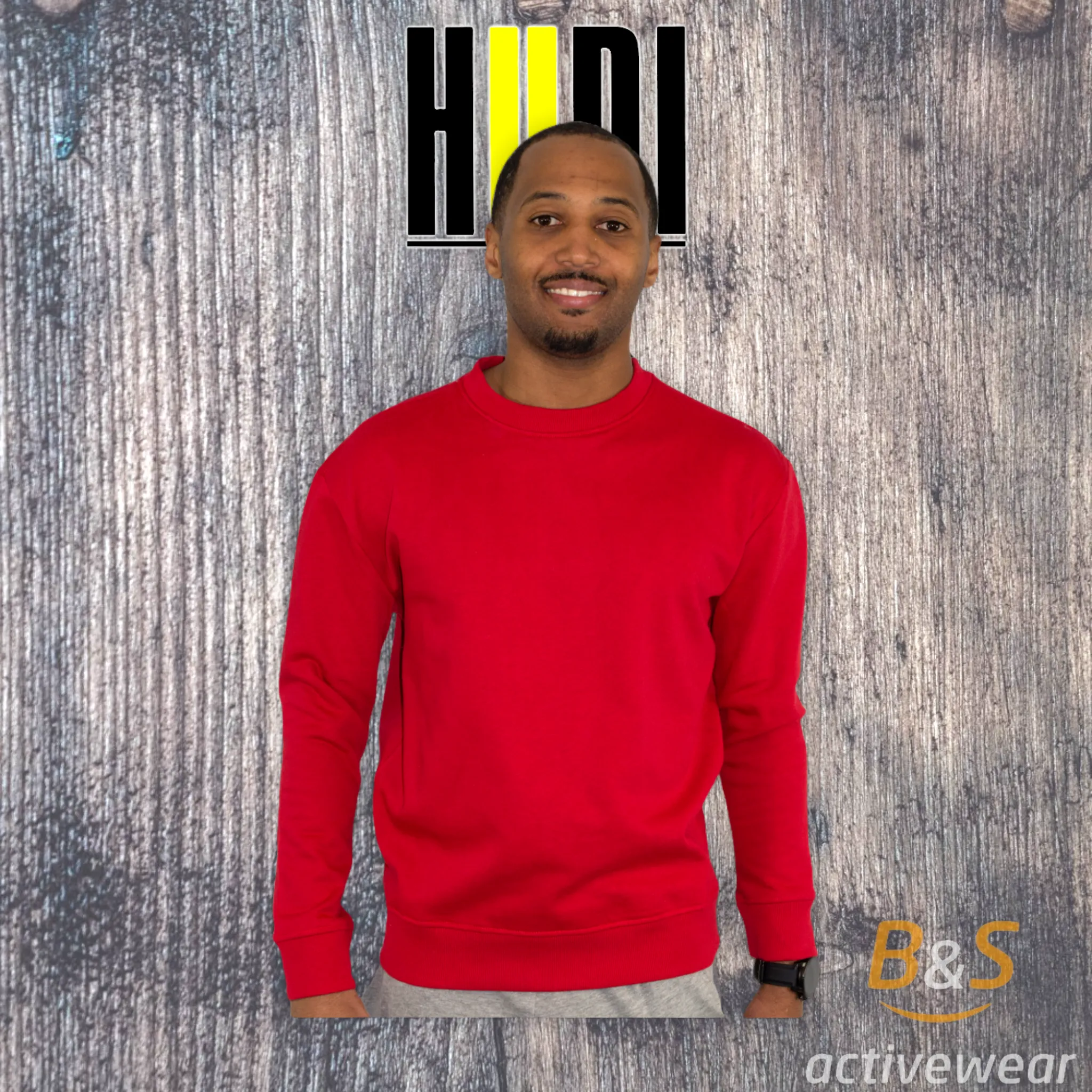 BSI 901 - HUDI Premium Comfortable UNISEX  Crew Neck Sweatshirt