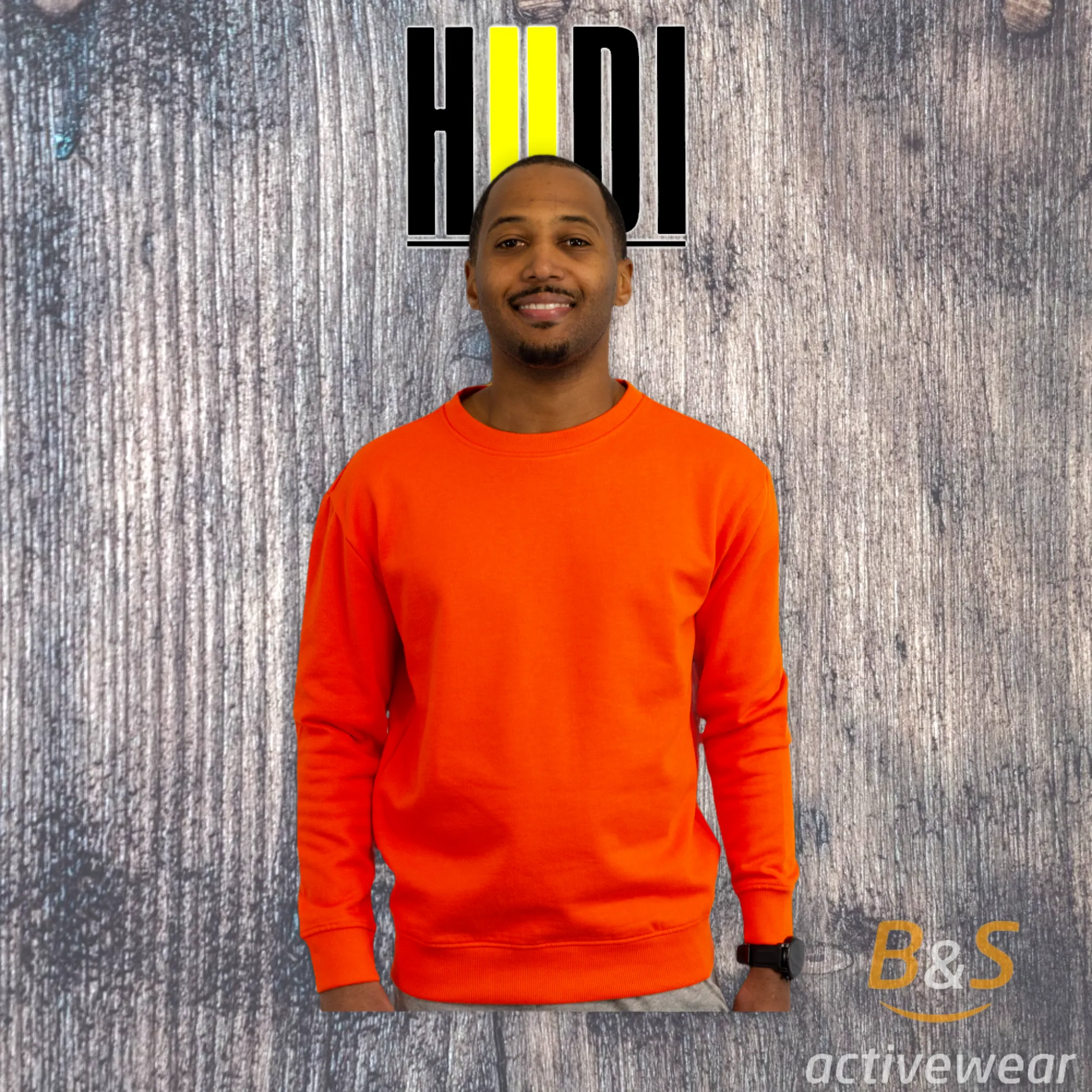 BSI 901 - HUDI Premium Comfortable UNISEX  Crew Neck Sweatshirt