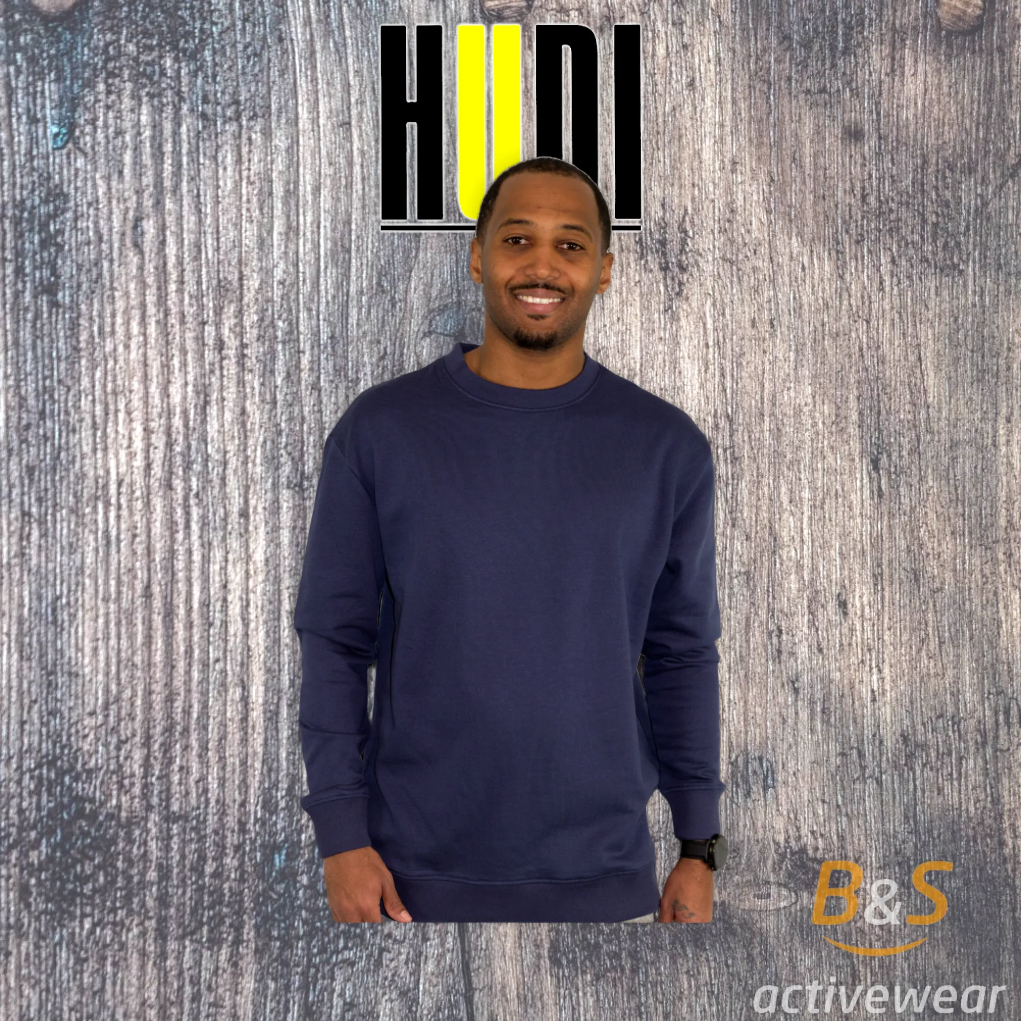 BSI 901 - HUDI Premium Comfortable UNISEX  Crew Neck Sweatshirt