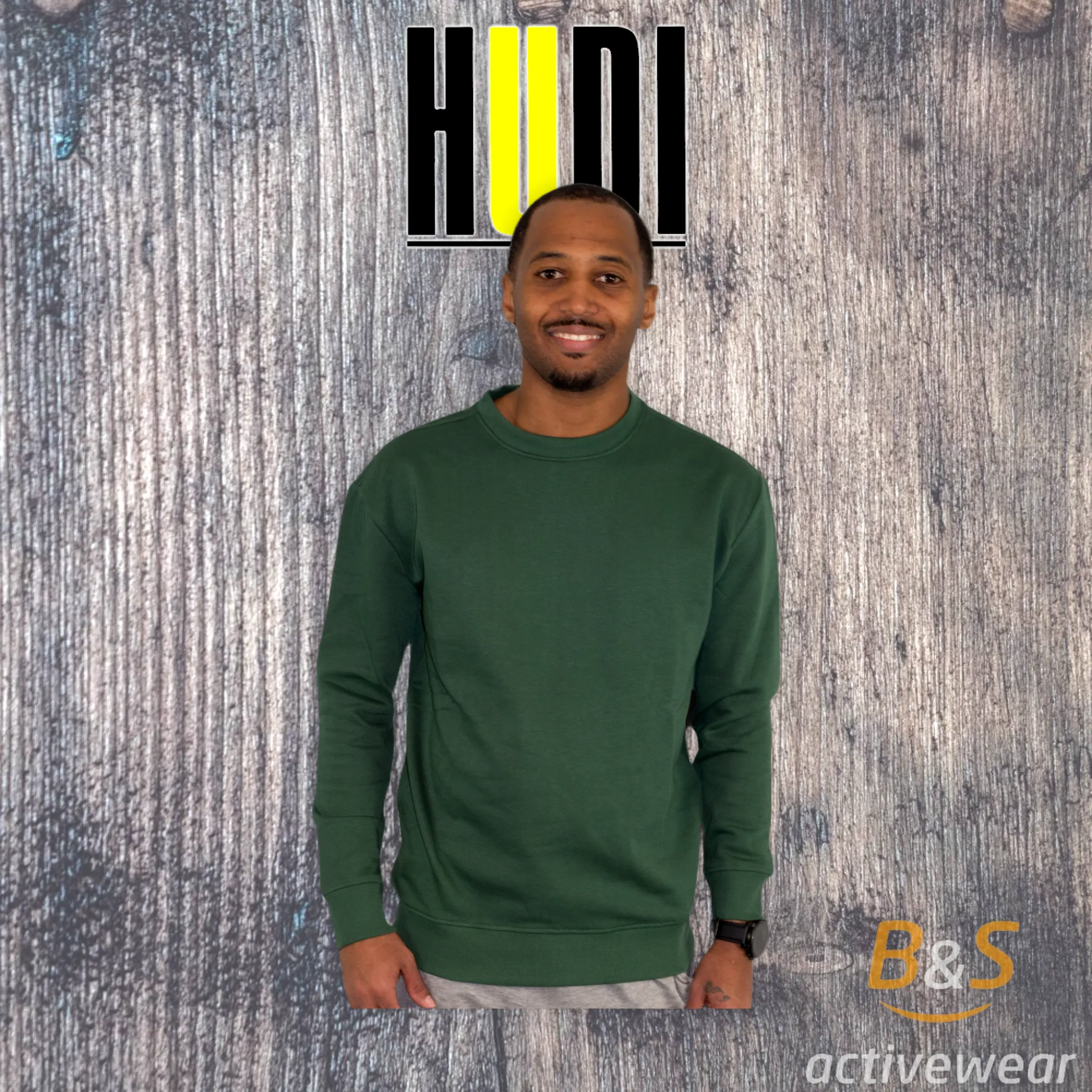 BSI 901 - HUDI Premium Comfortable UNISEX  Crew Neck Sweatshirt
