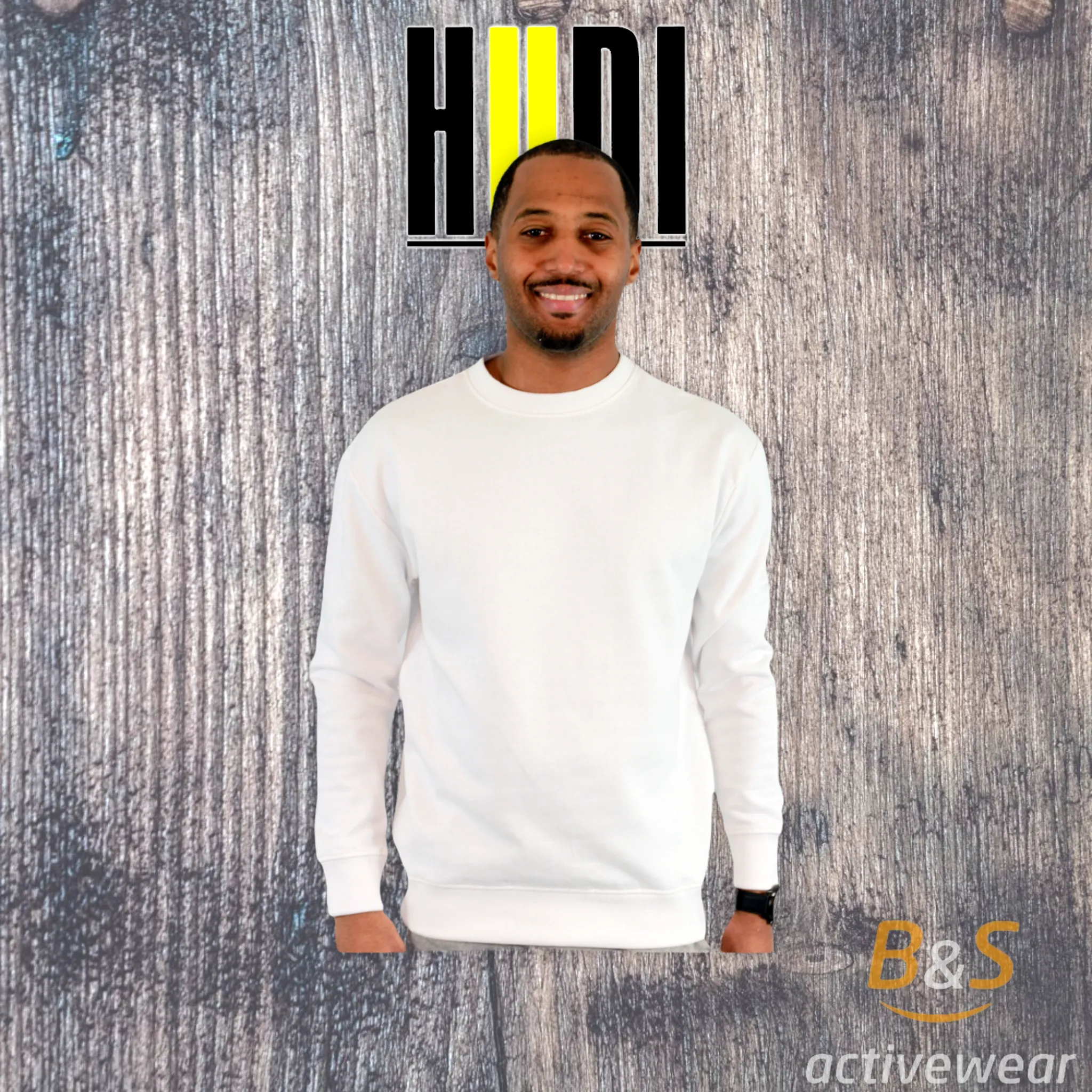 BSI 901 - HUDI Premium Comfortable UNISEX  Crew Neck Sweatshirt