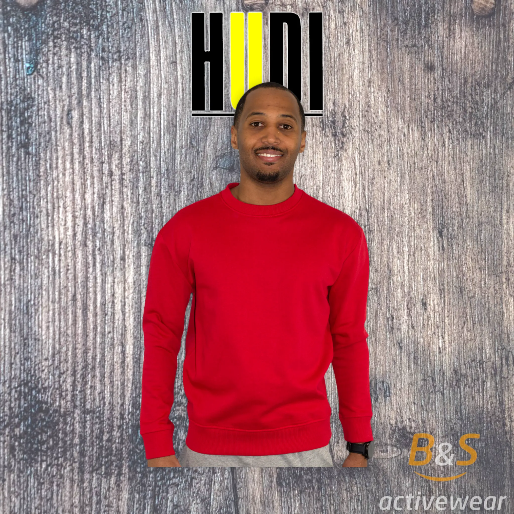 BSI 901 - HUDI Premium Comfortable UNISEX  Crew Neck Sweatshirt