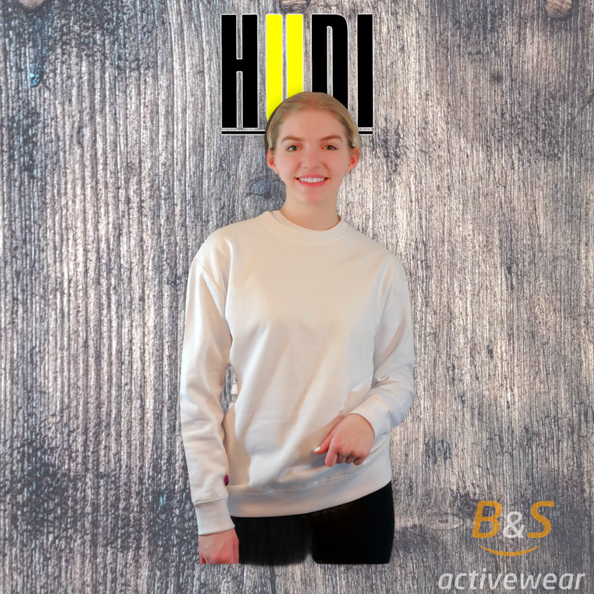 BSI 901 - HUDI Premium Comfortable UNISEX  Crew Neck Sweatshirt