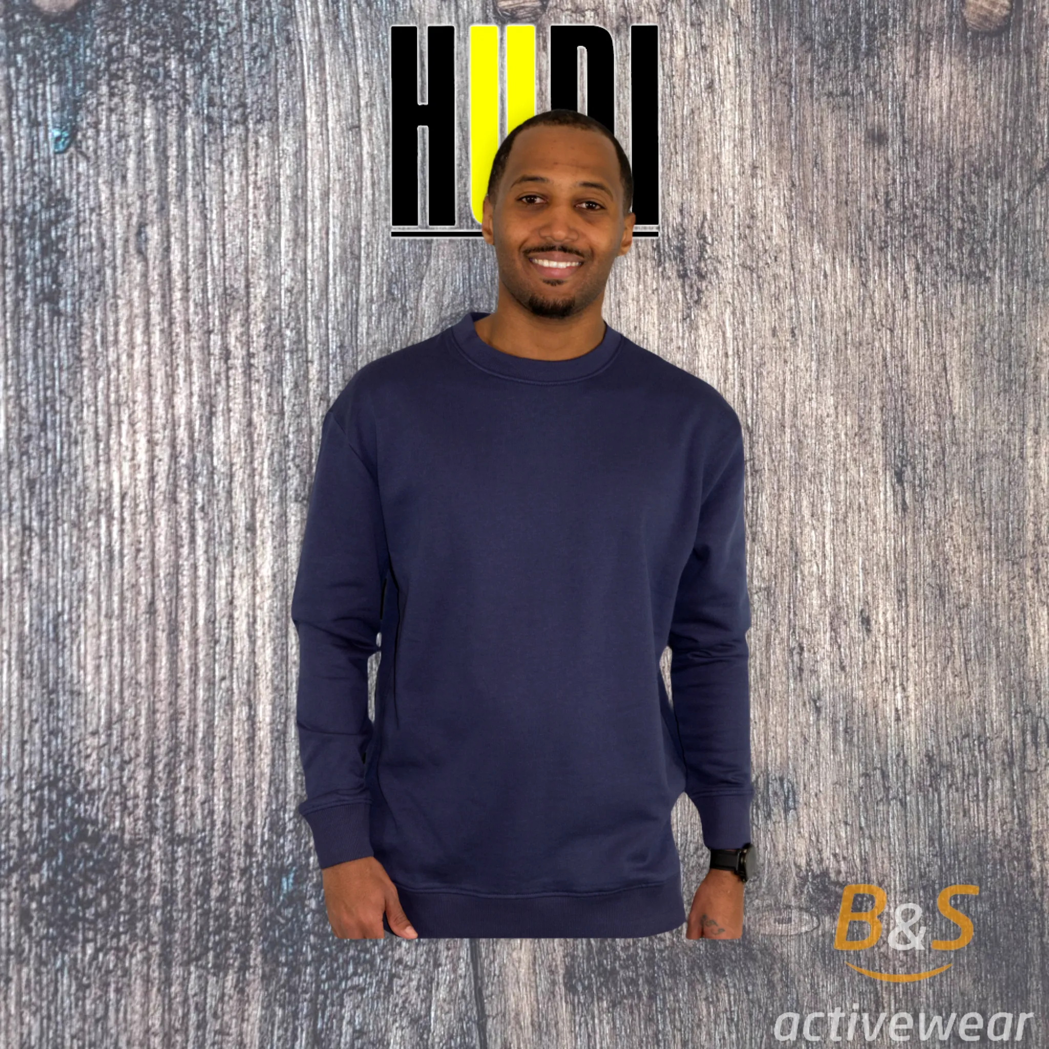 BSI 901 - HUDI Premium Comfortable UNISEX  Crew Neck Sweatshirt