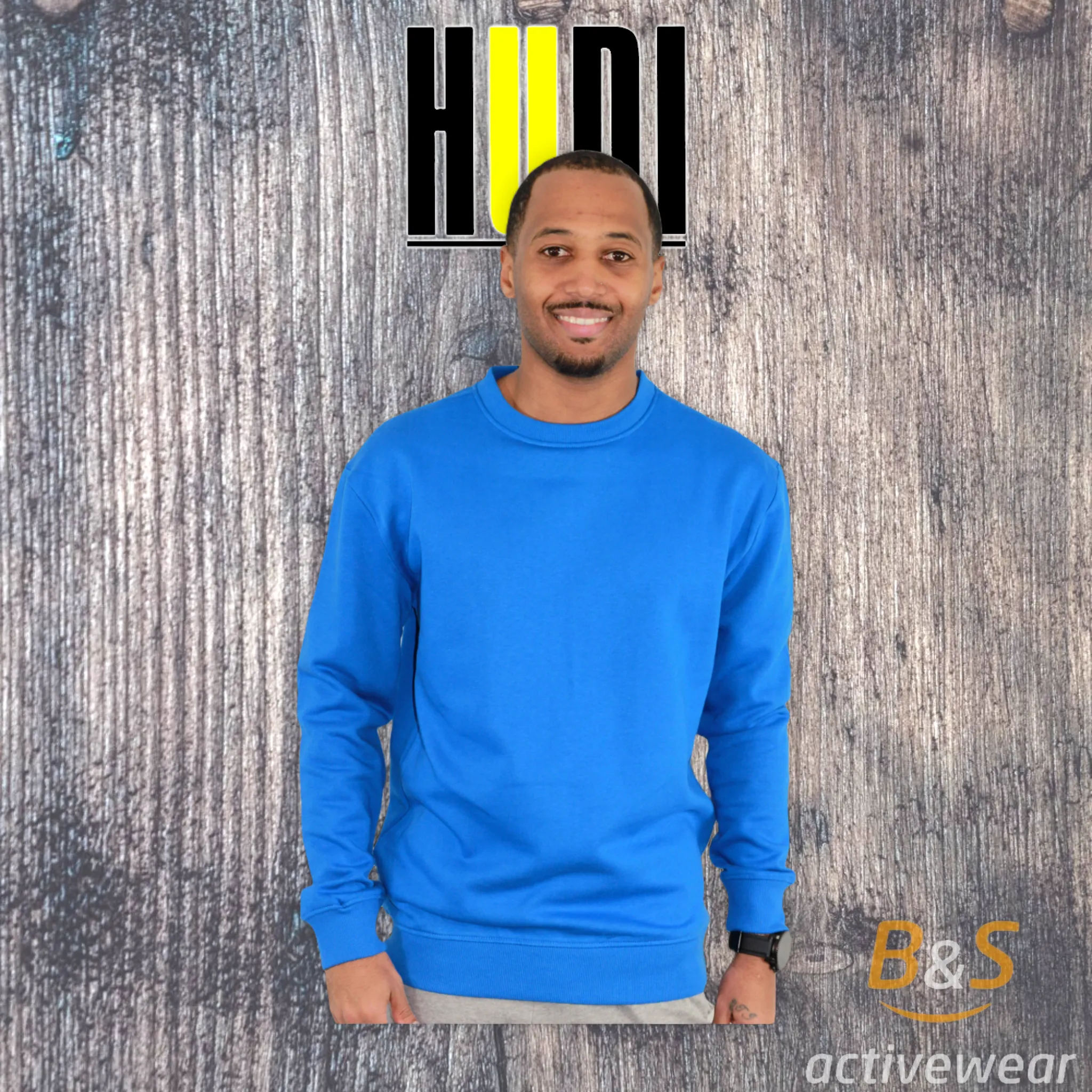 BSI 901 - HUDI Premium Comfortable UNISEX  Crew Neck Sweatshirt