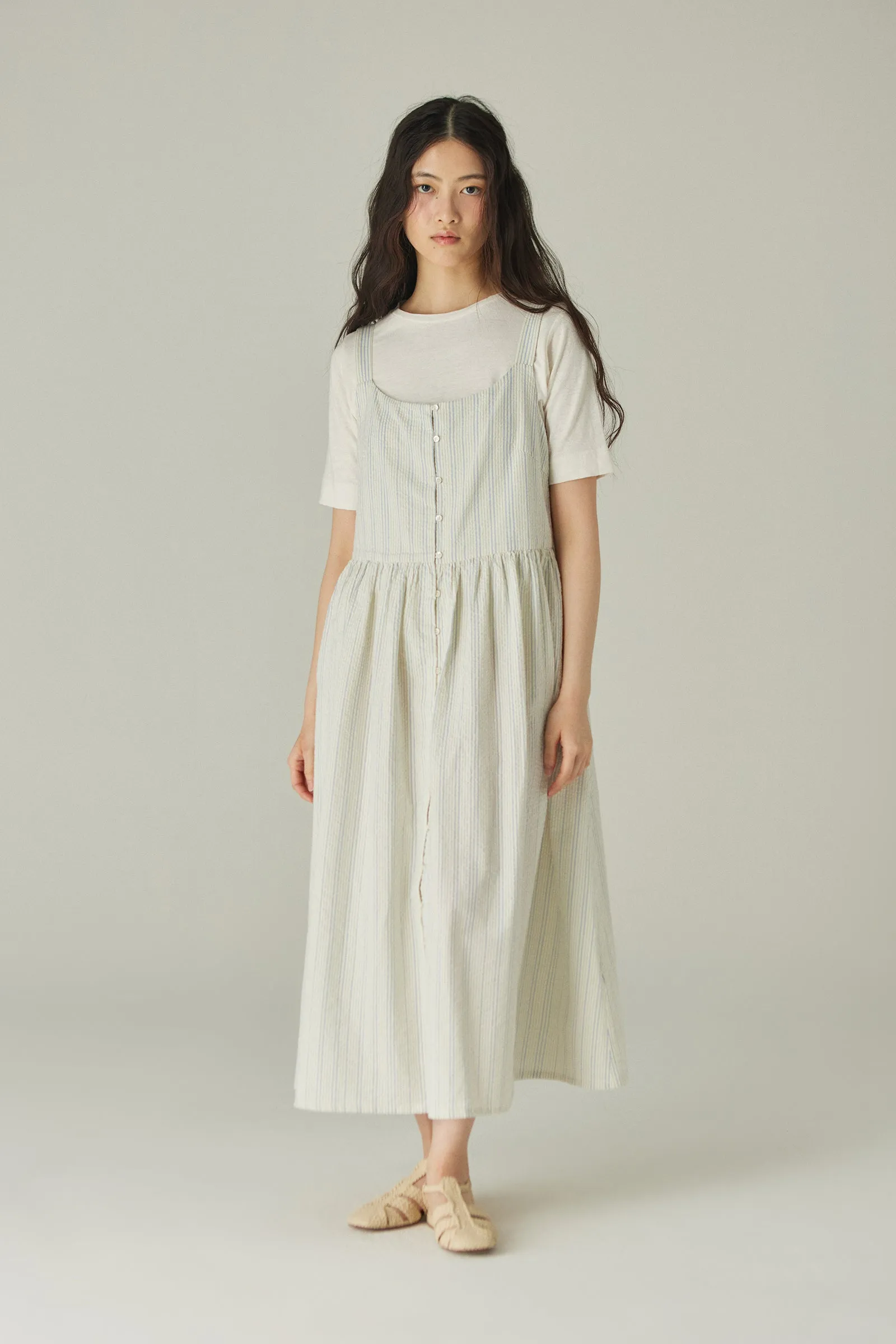 Canopy Dress -- Organic Cotton Seeksucker