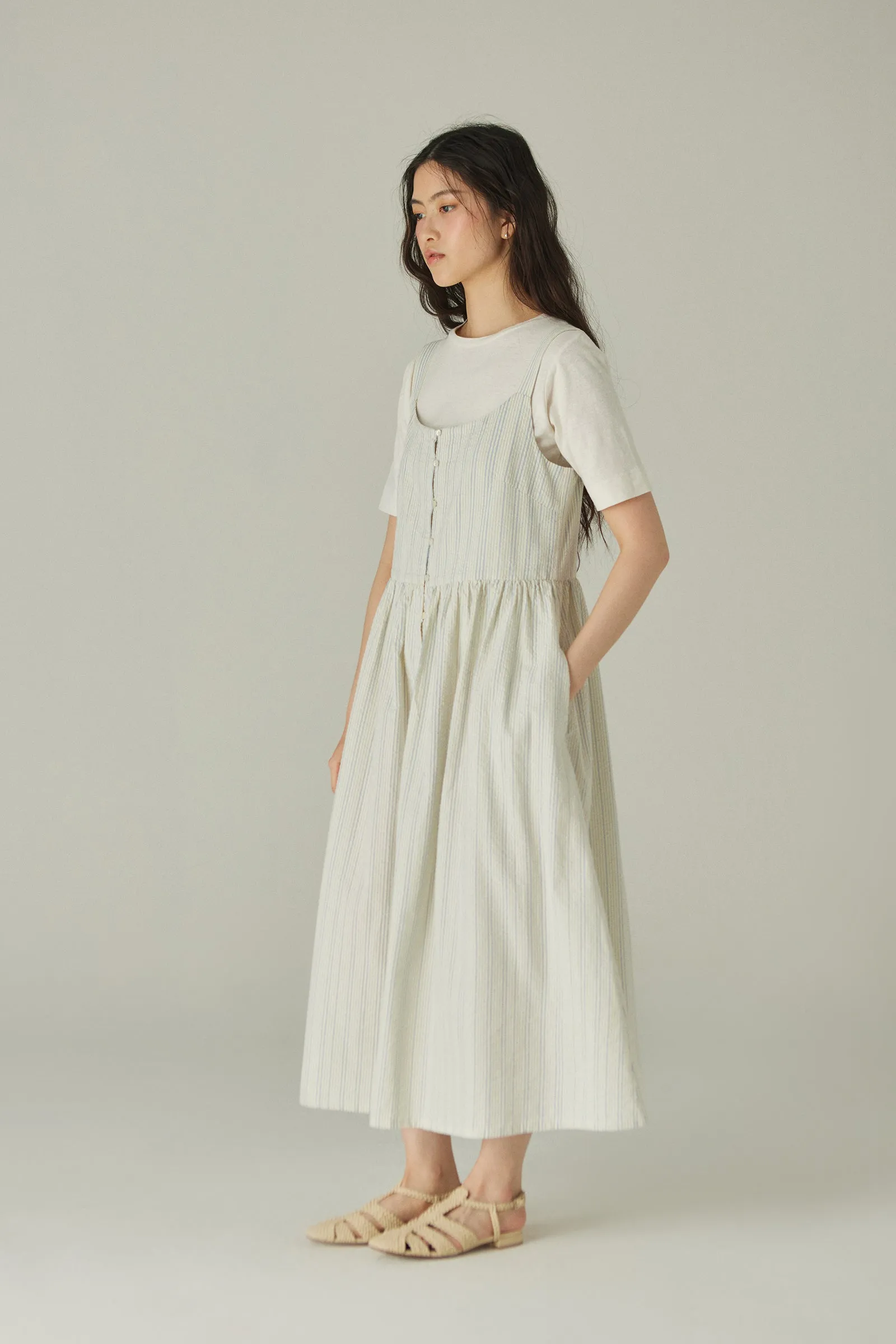 Canopy Dress -- Organic Cotton Seeksucker