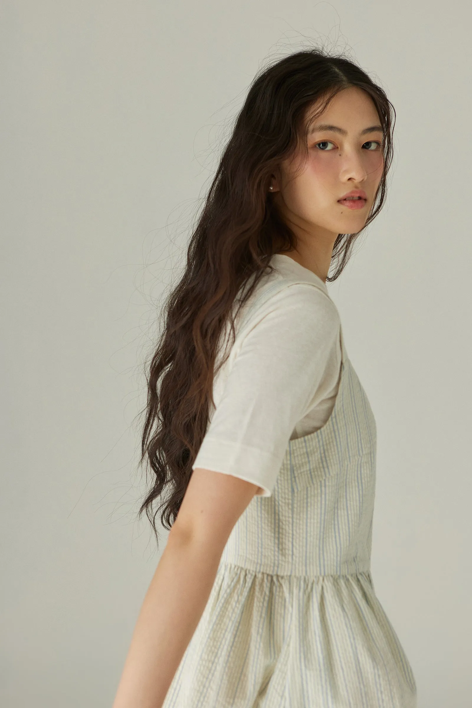 Canopy Dress -- Organic Cotton Seeksucker