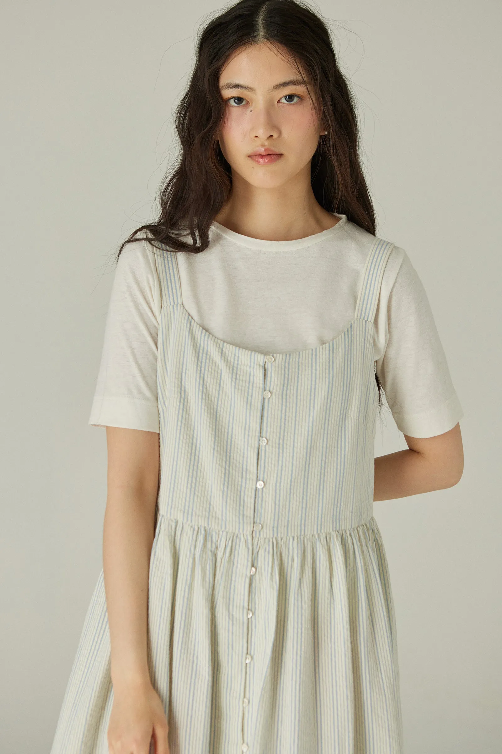 Canopy Dress -- Organic Cotton Seeksucker