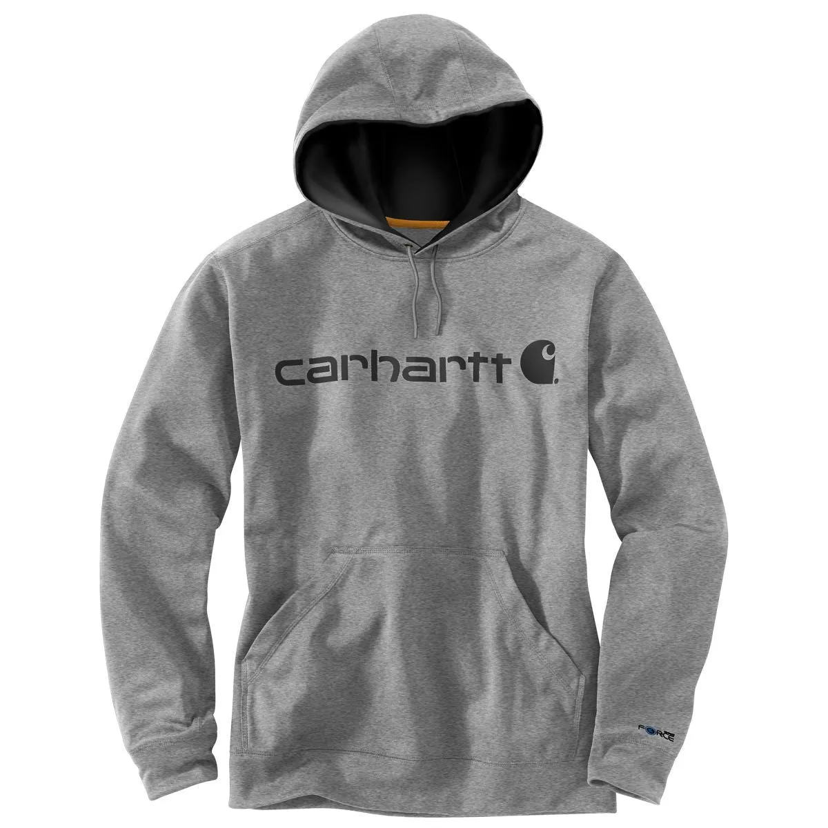 Carhartt Men's Asphalt Heather Force Extremes Signature Graphic Hooded Sweatshirt