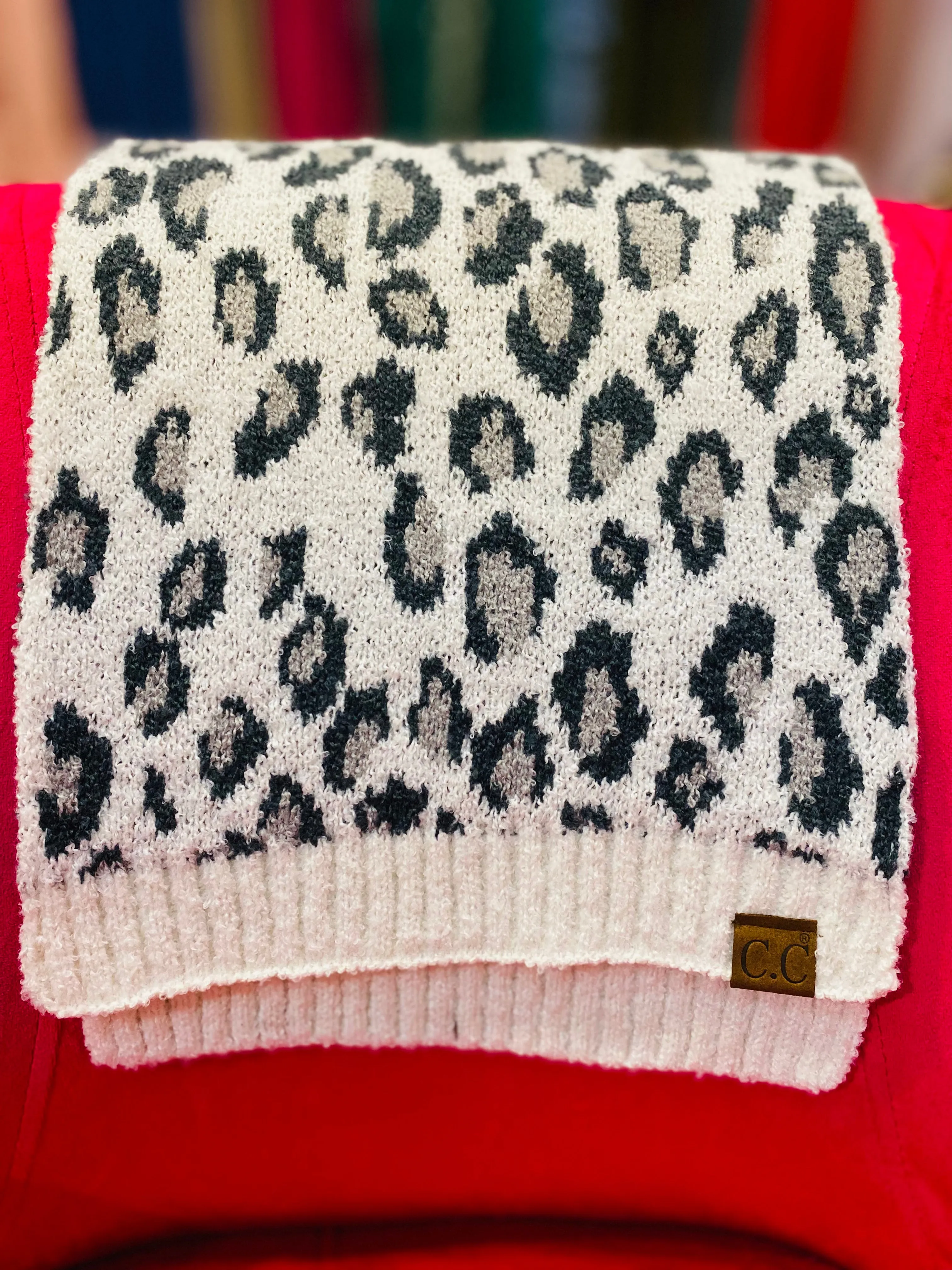 C.C. Leopard Scarf