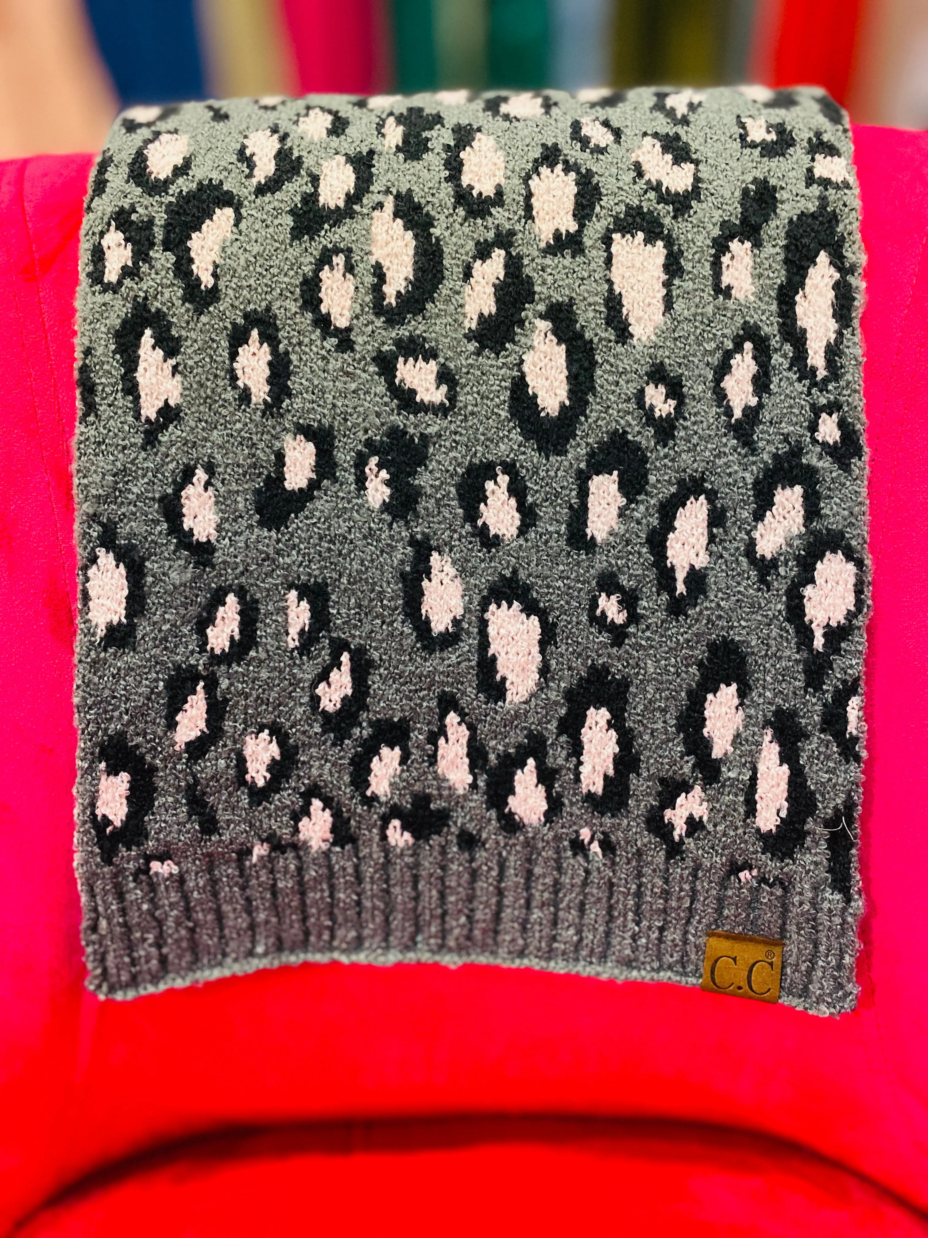C.C. Leopard Scarf
