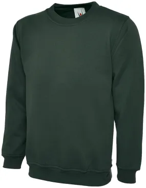 Childrens Classic Sweatshirt | Bottle Green
