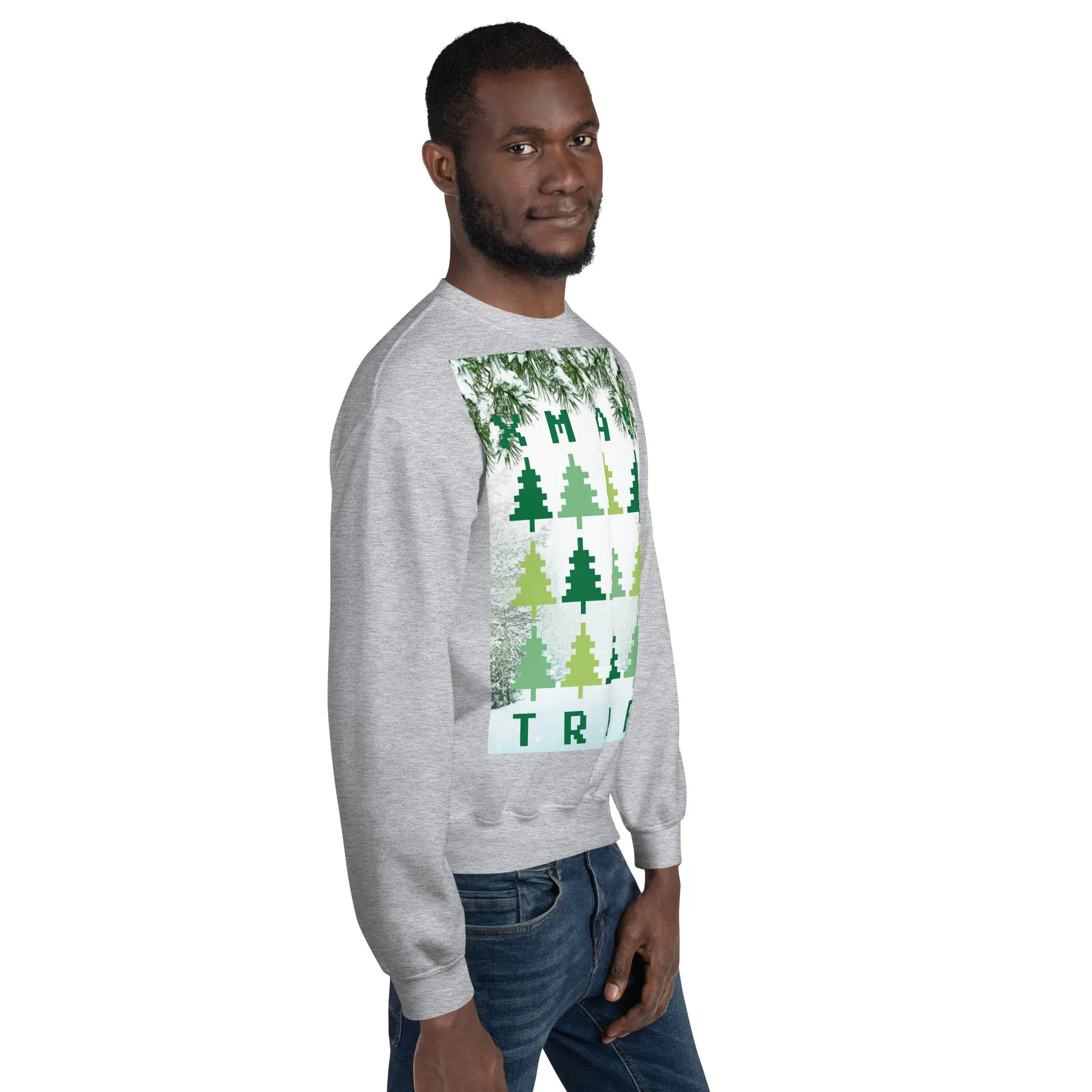 Christmas Tree Sweatshirt (Glamourange Christmas Sweatshirt Men)