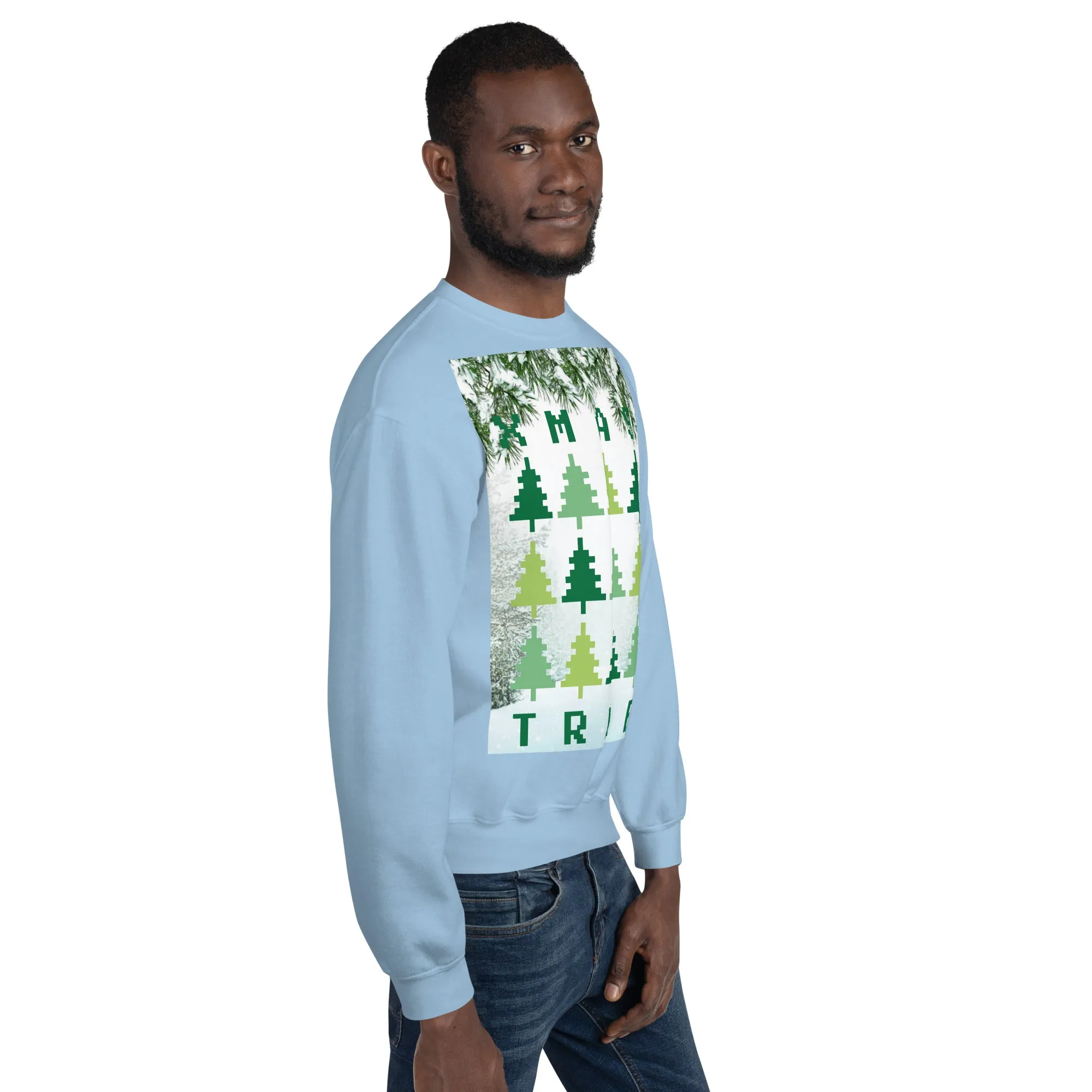 Christmas Tree Sweatshirt (Glamourange Christmas Sweatshirt Men)