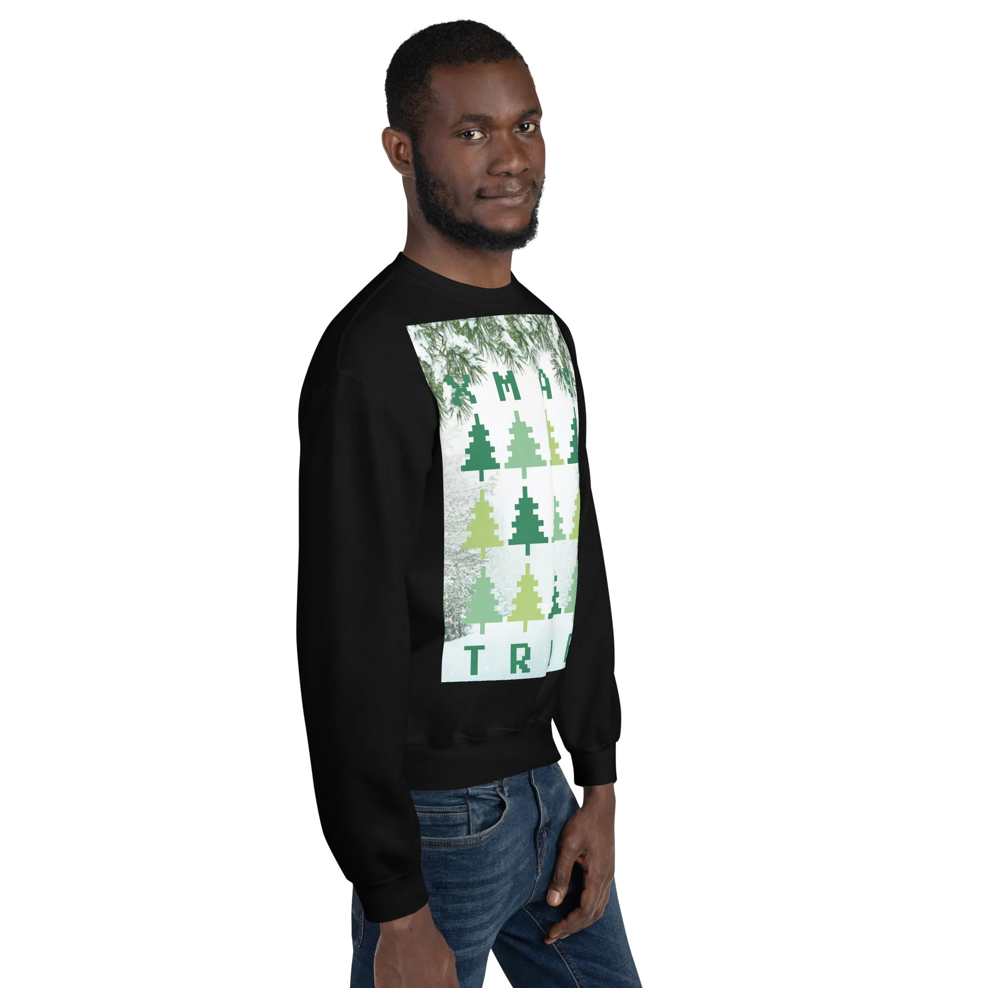 Christmas Tree Sweatshirt (Glamourange Christmas Sweatshirt Men)