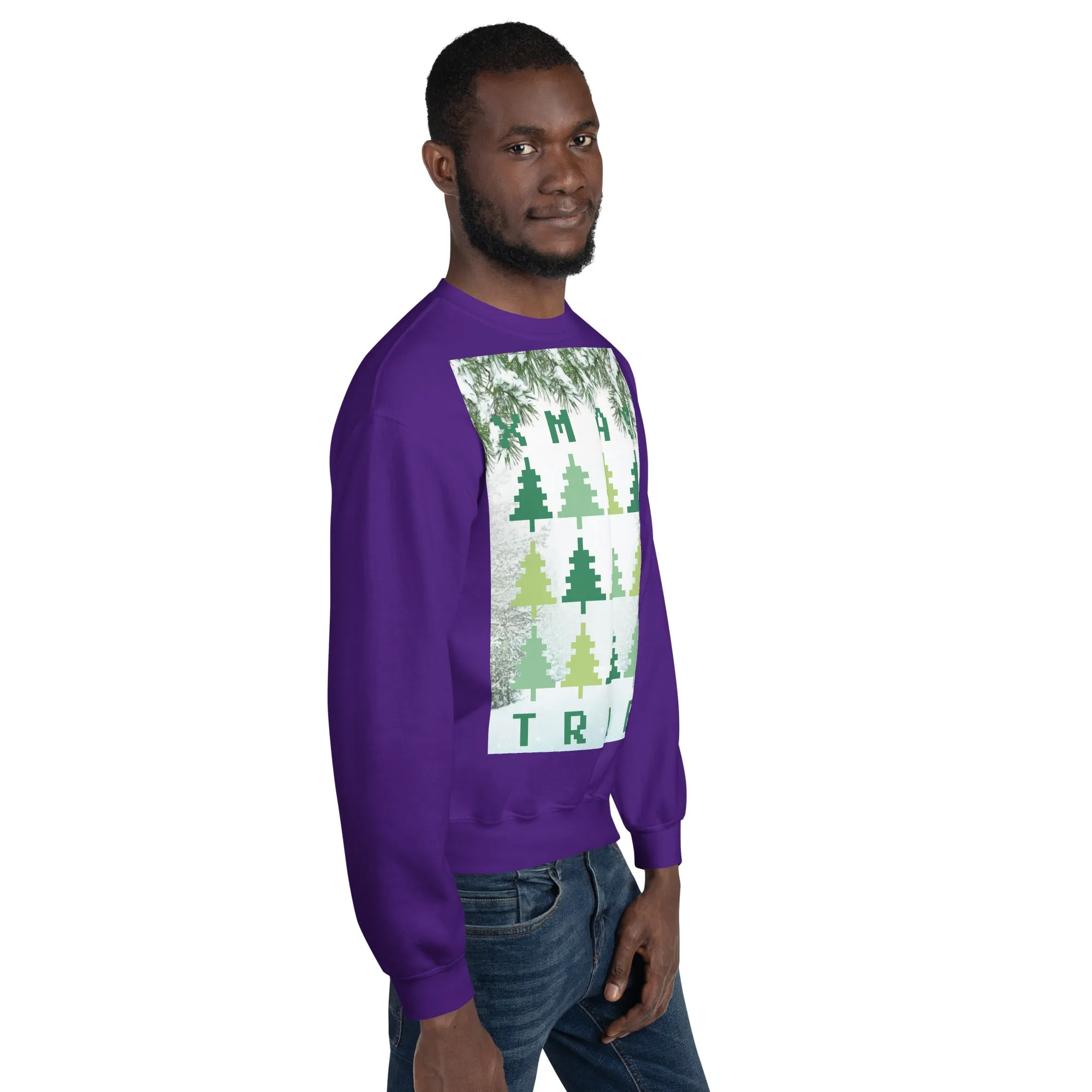 Christmas Tree Sweatshirt (Glamourange Christmas Sweatshirt Men)