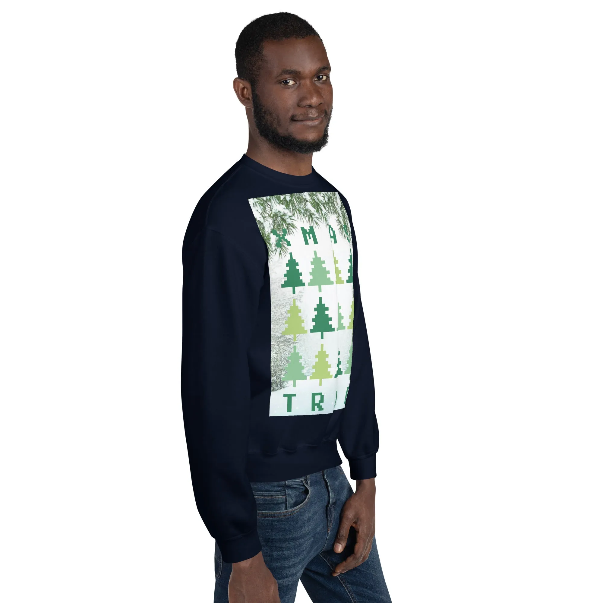 Christmas Tree Sweatshirt (Glamourange Christmas Sweatshirt Men)