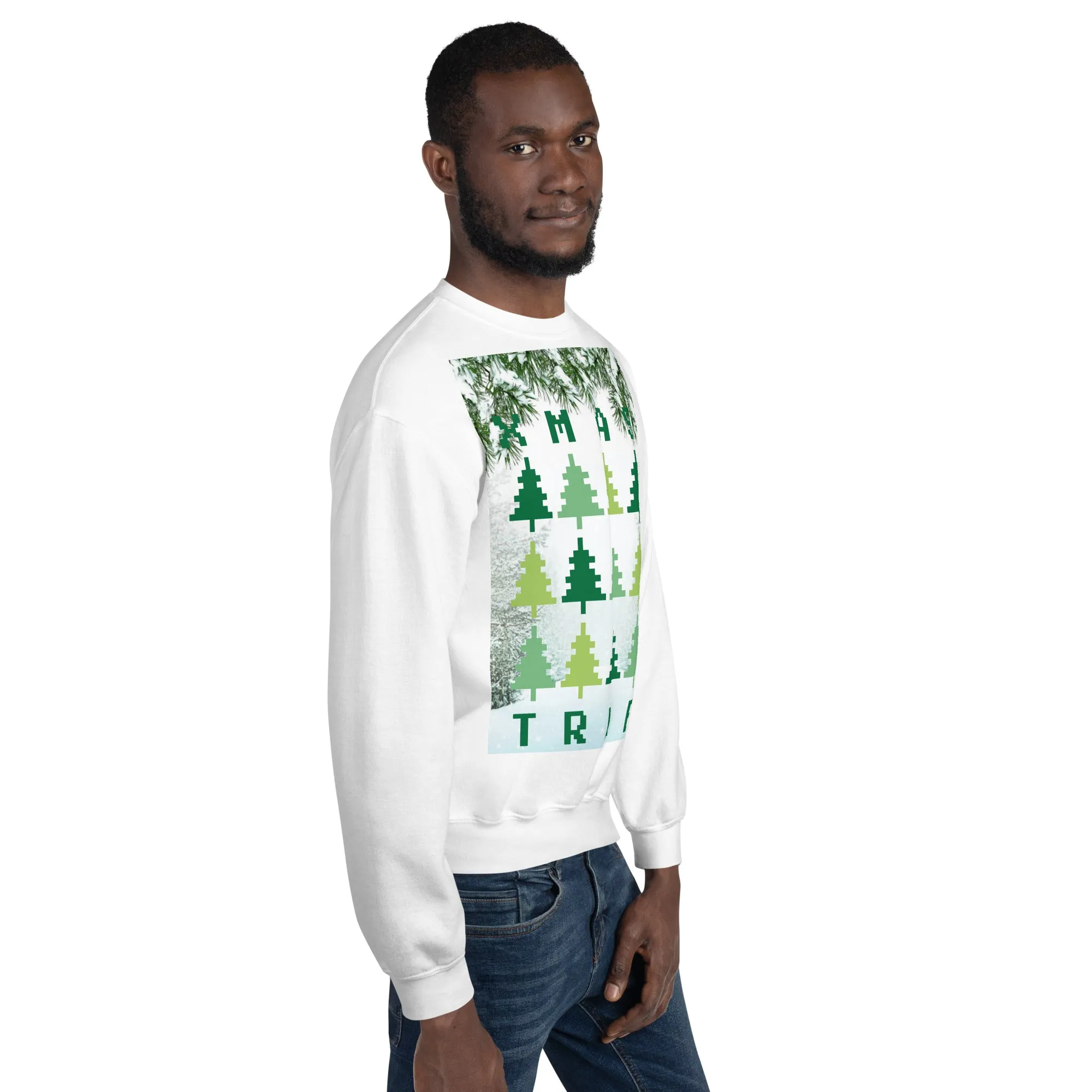 Christmas Tree Sweatshirt (Glamourange Christmas Sweatshirt Men)