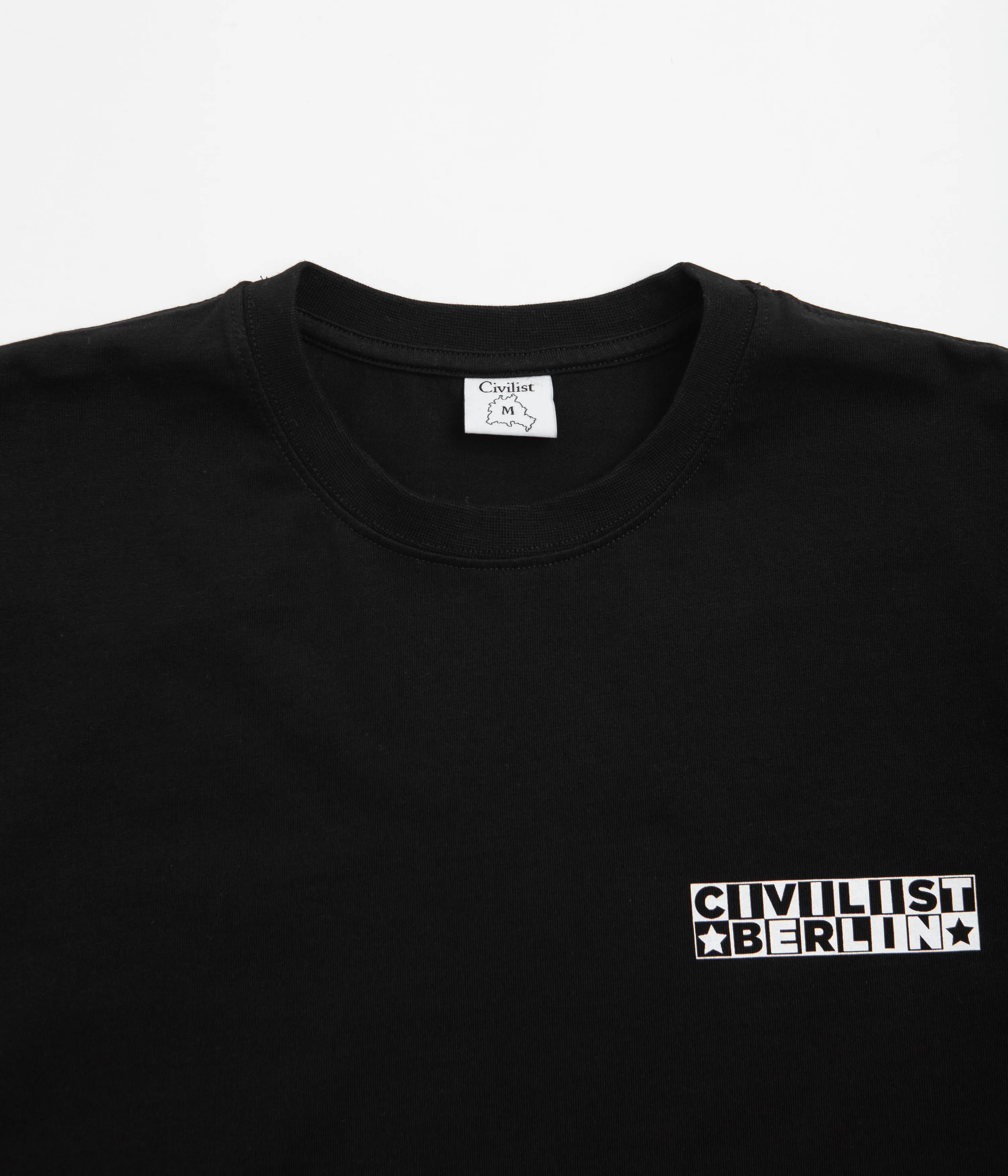 Civilist Monochrome T-Shirt - Black