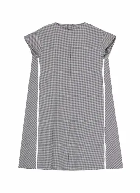COTTON SEERSUCKER PLAID ONE PIECE