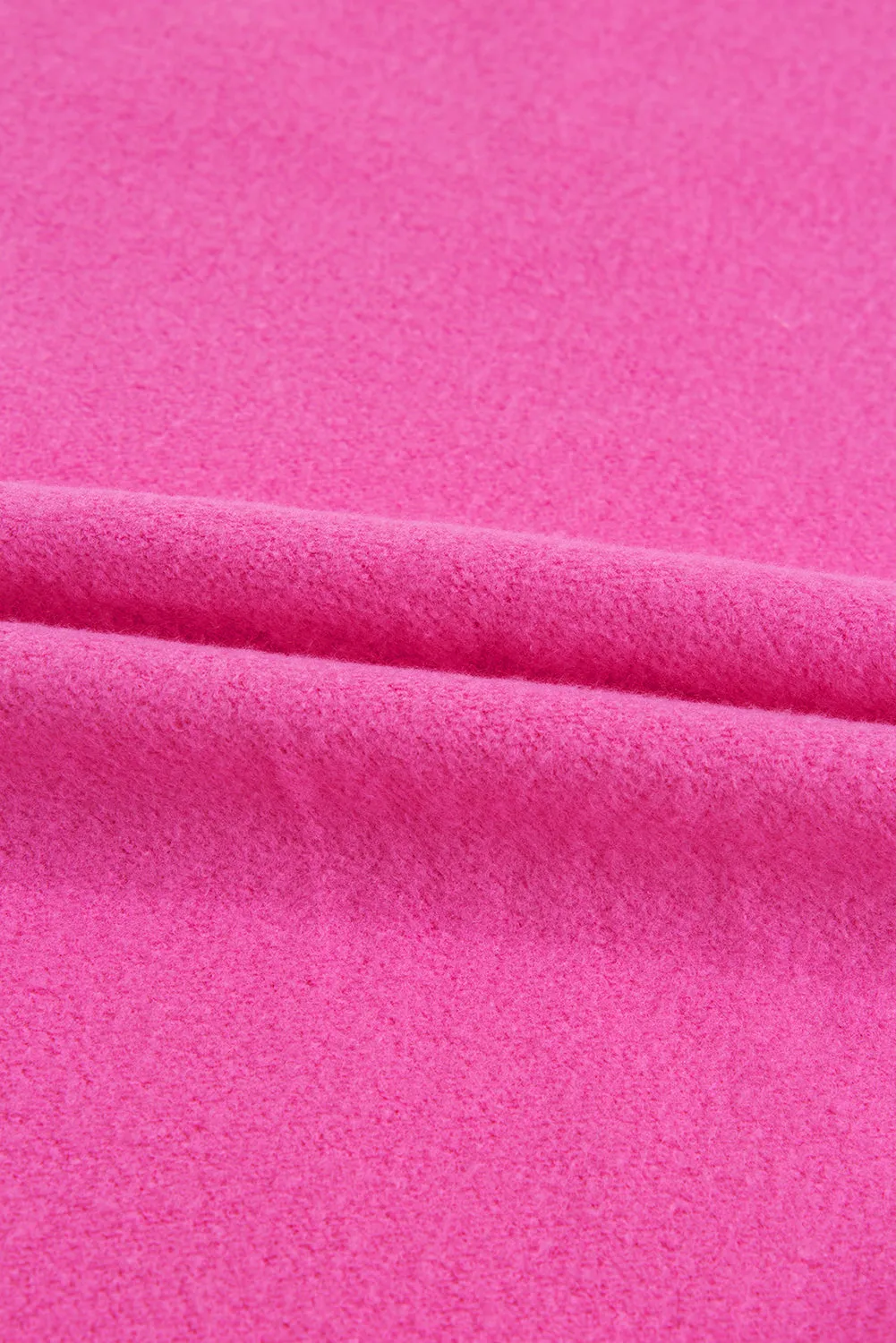 Cozy Meadow Mauve Fleece-Lined Drop Shoulder Terry Sweatshirt