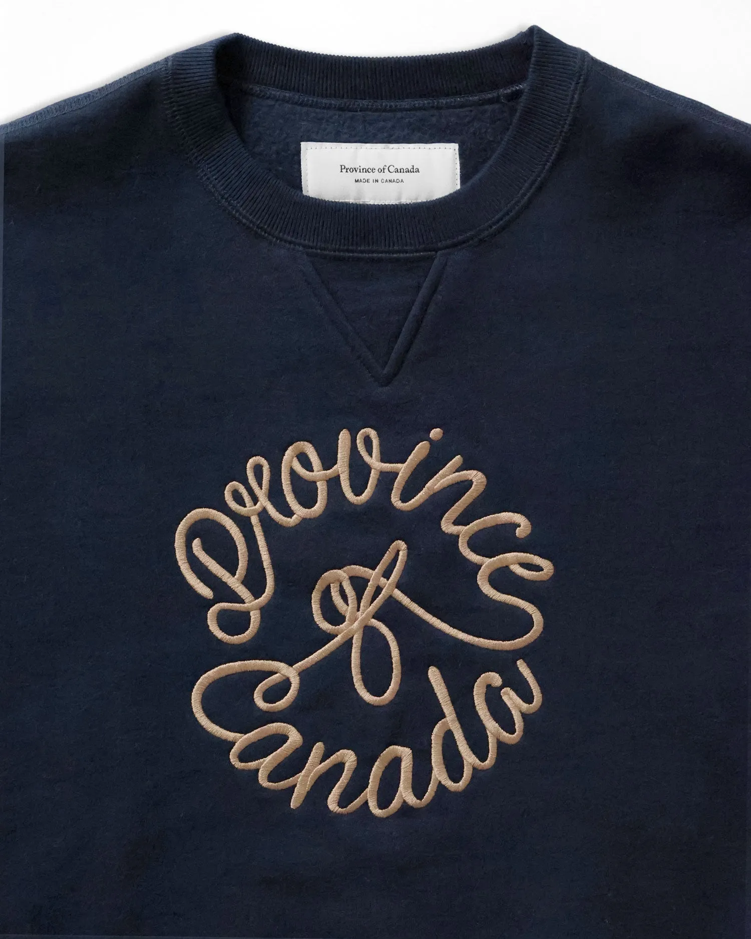 Crest Fleece Sweatshirt Navy - Unisex